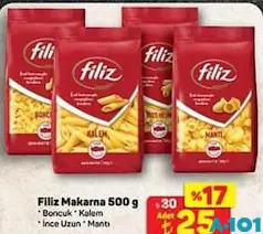 FİLİZ MAKARNA 500 GR fiyat ve kampanya bilgisi